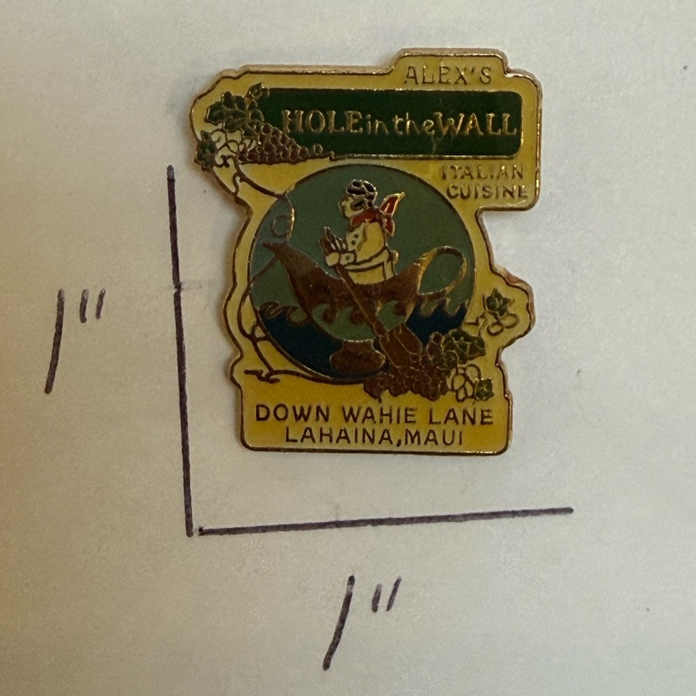Alex's Hole in the Wall Pin Lahaina Maui